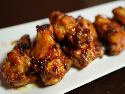 We have great wings!  Never fried, always baked.  We bake the seasoning in, many places friy their wings and poor the seasoning sauce on afterwards.  We thinks that's just a wet mess.  The seasoning needs to be baked too.